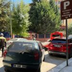 tur otobuslerine ayrilan alana park eden araclar ceza kesildi